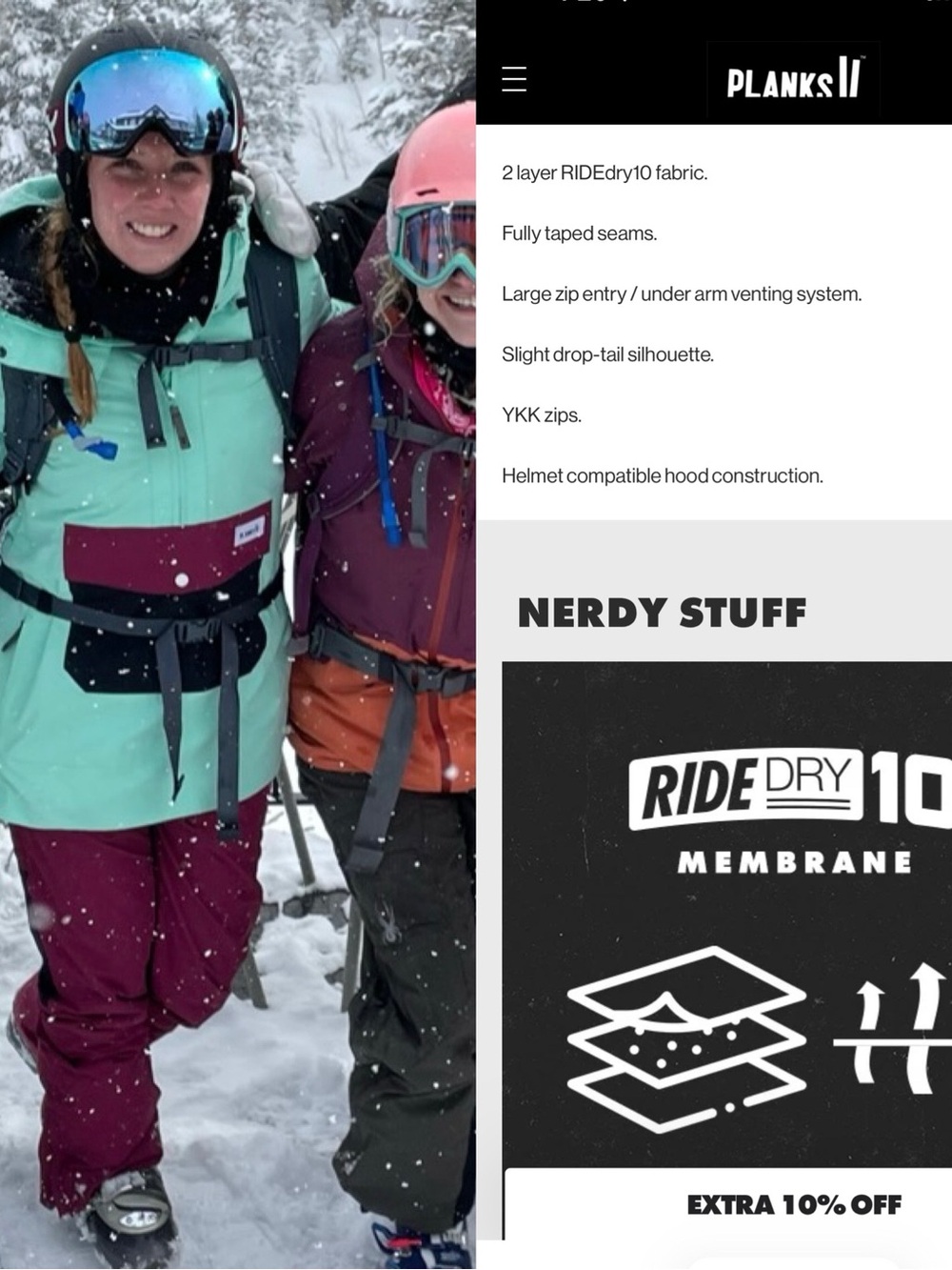 Anorak Ski Jacket and Bib Ski Pants